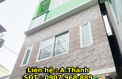Bán nhà mới 4m x 4m, 1 trệt 2 lầu ,Đường Bình Tiên, Phường 3 ,Quận 6